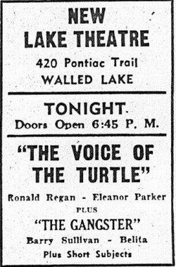 Lake Theatre - Old Ad (newer photo)